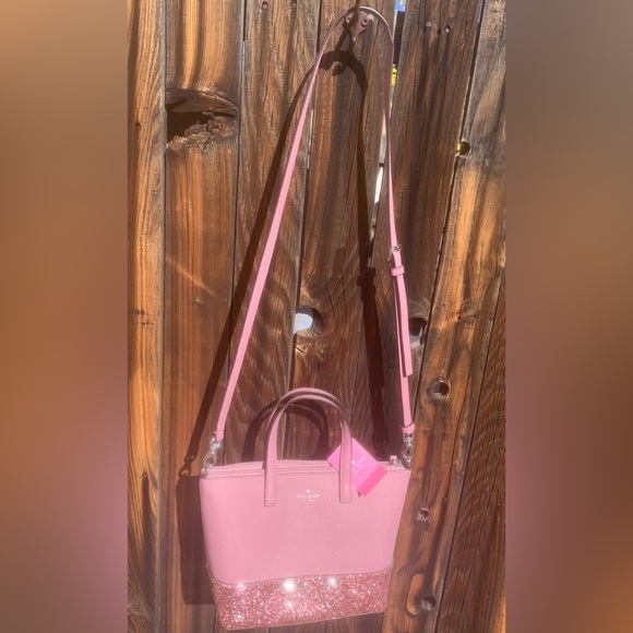 Kate Spade Dusty Peon Glitter Bottom purse. - Picture 5 of 6